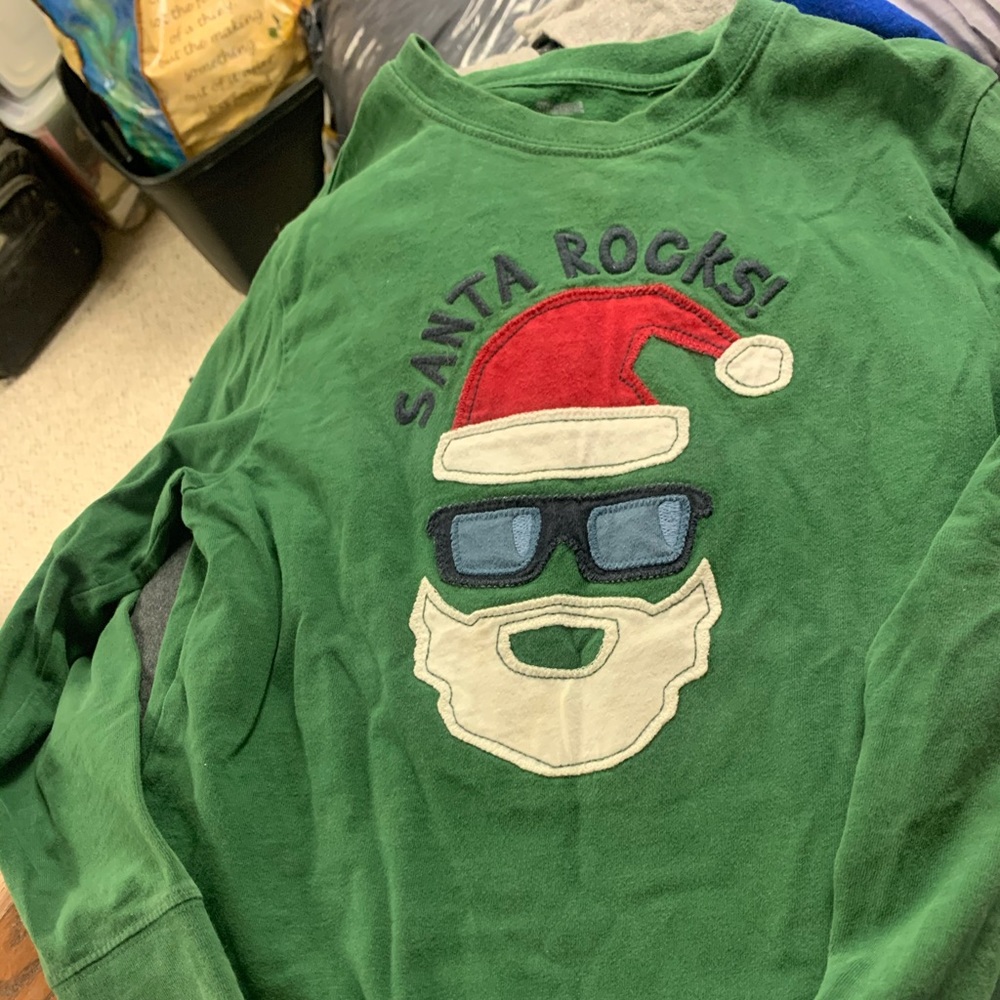 Santa Rocks Long sleeve Tee